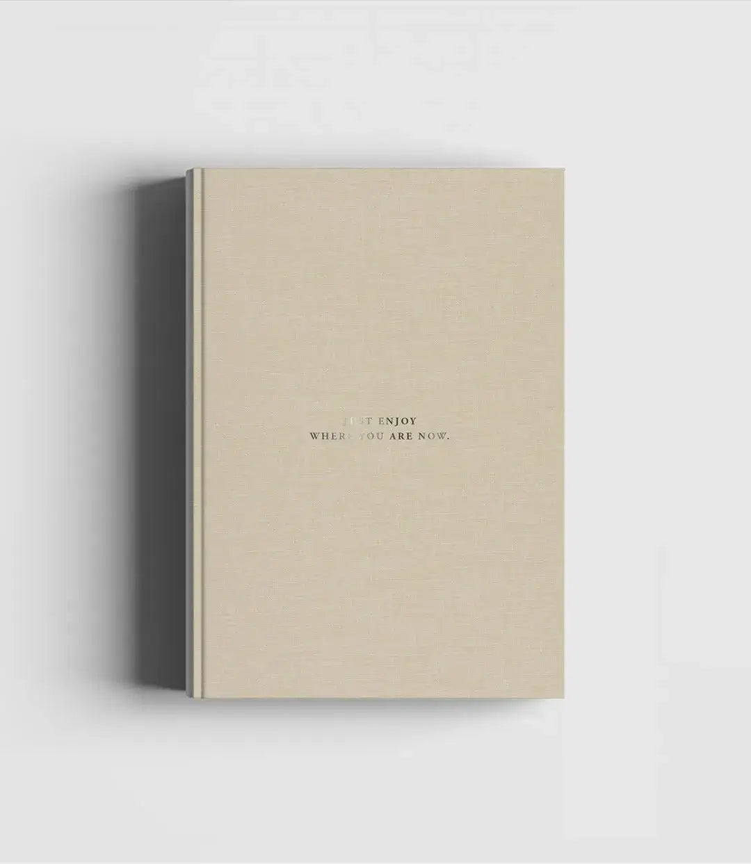 Natural Linen Dark Brown Notebook