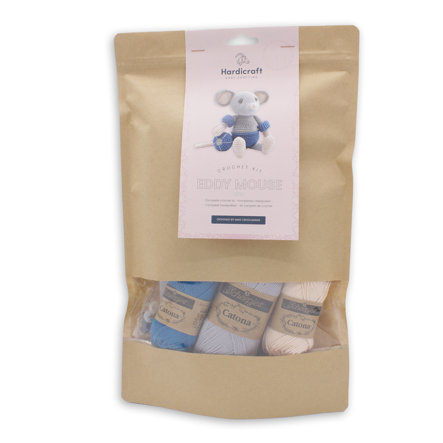 Hæklesæt mus Eddy