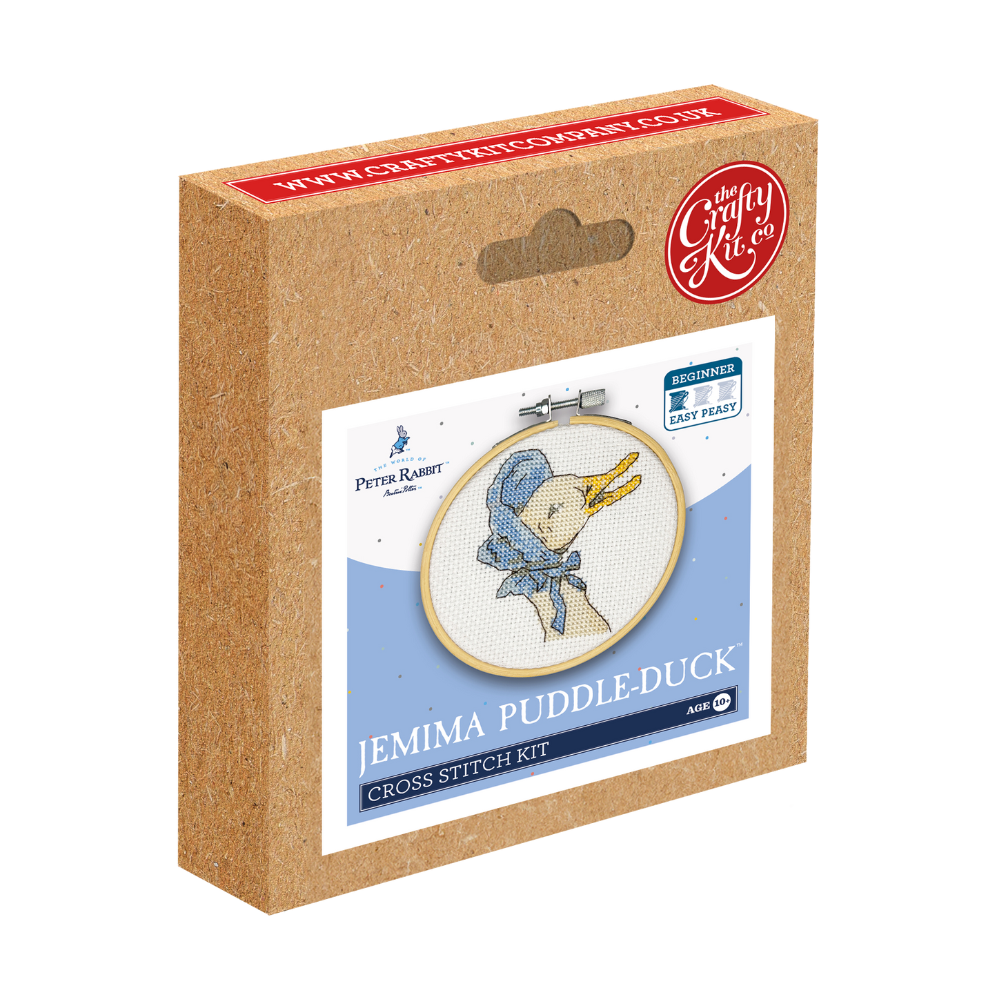 Beatrix Potter - Jemima Puddleduck Mini Cross Stitch Kit