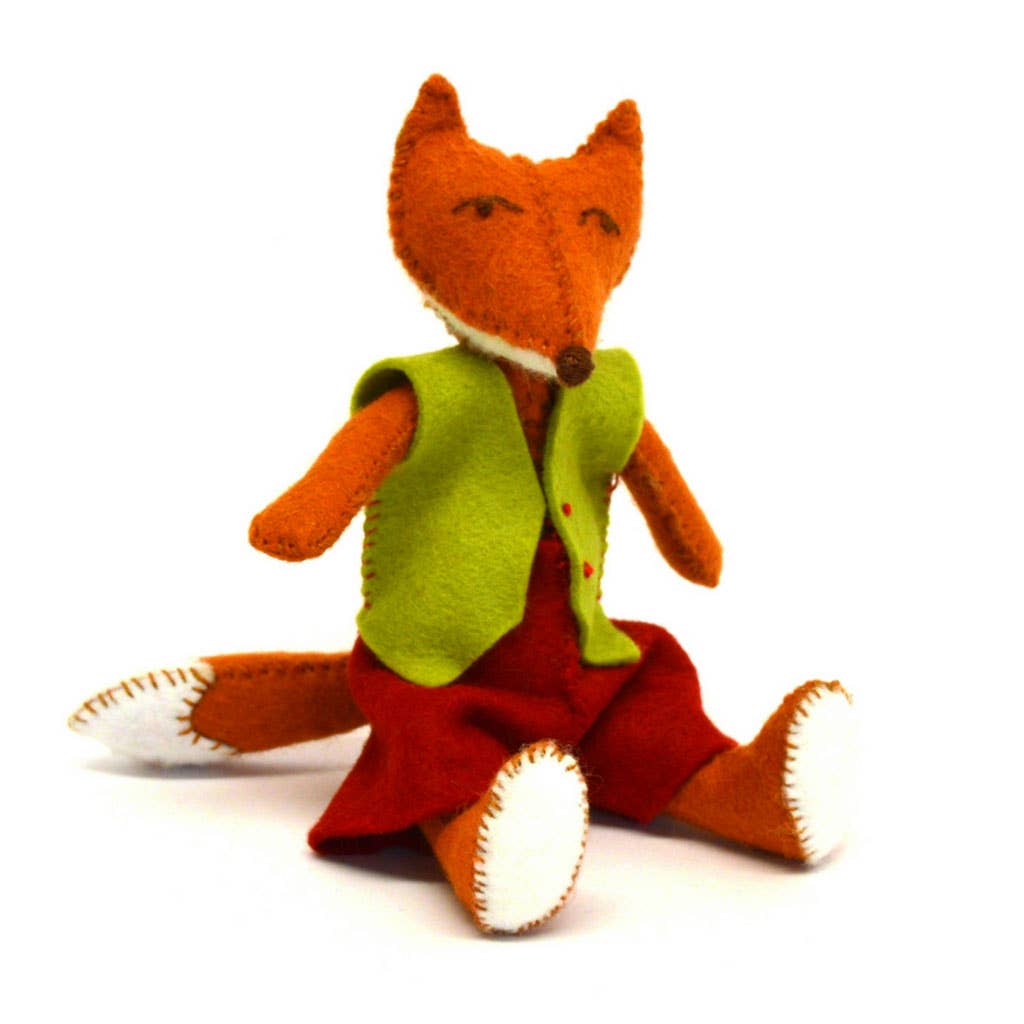 Filtkit Räven Fergus - Fergus Fox Felt Craft Kit