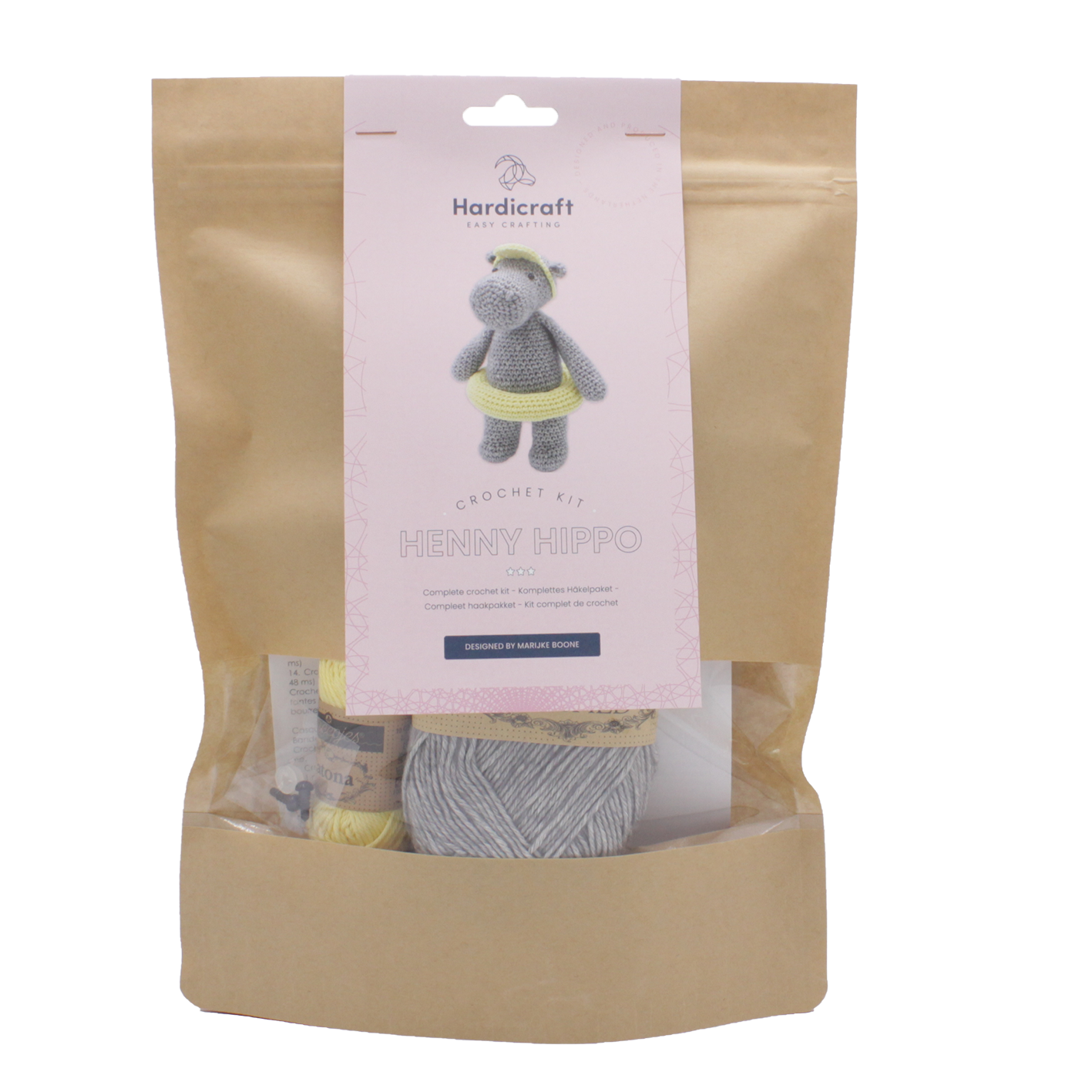 Hæklesæt Henny flodhesten