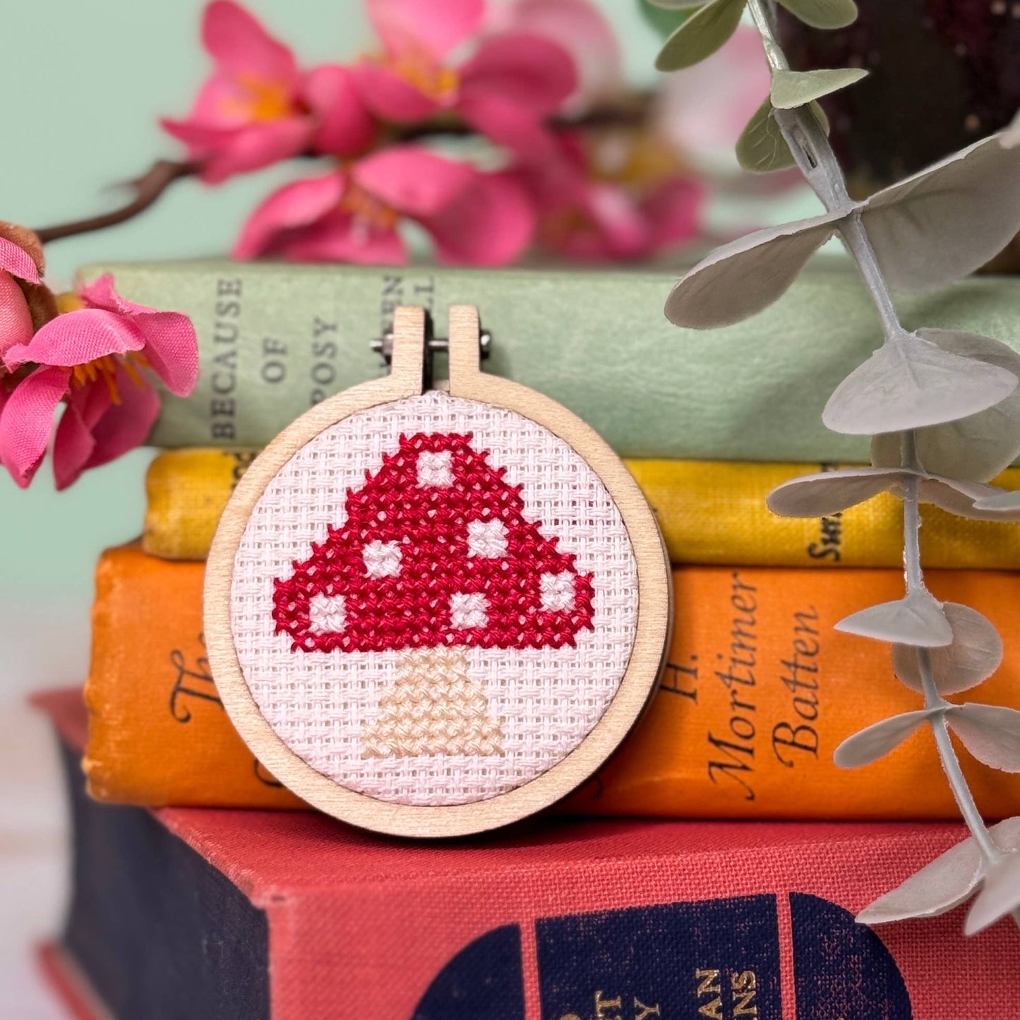 'You're a Fungi!' Mini Matchbox Cross Stitch Kit