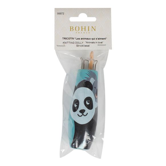 Stickdocka panda och koala, från Bohin