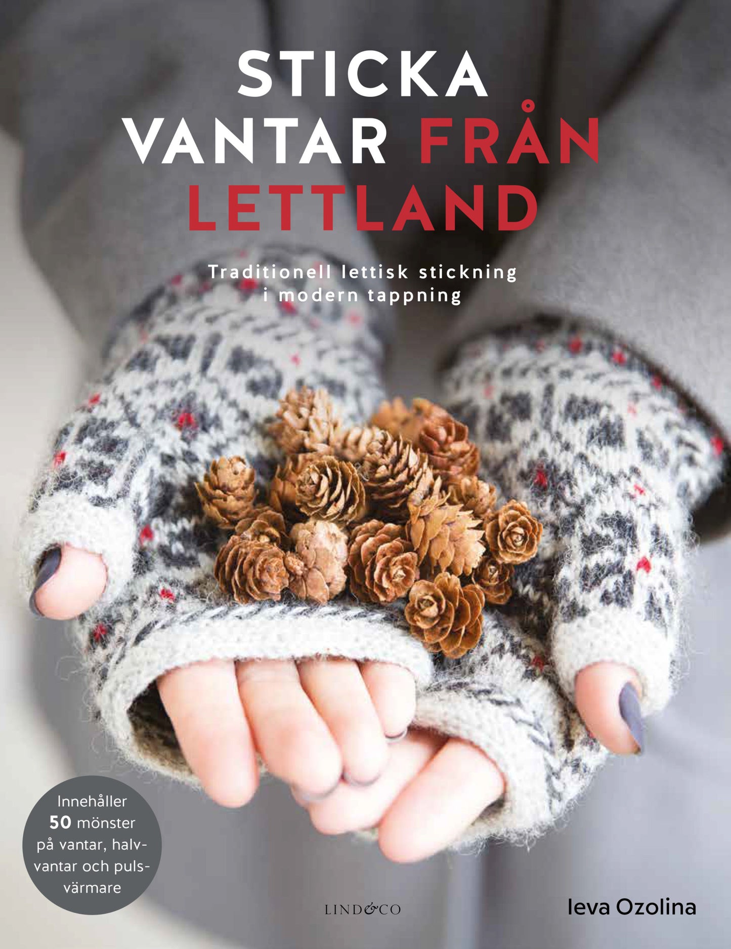 Knit mittens from Latvia