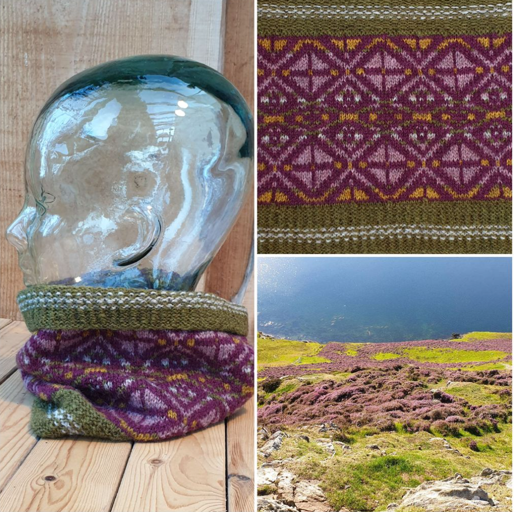 Heather Blossom Cowl, Viveka Velupillai