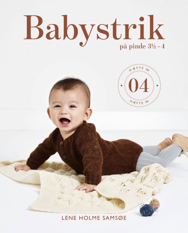 Babystrik på pinde 3,5 - 4 Hæfte no 4 (Dansk version)