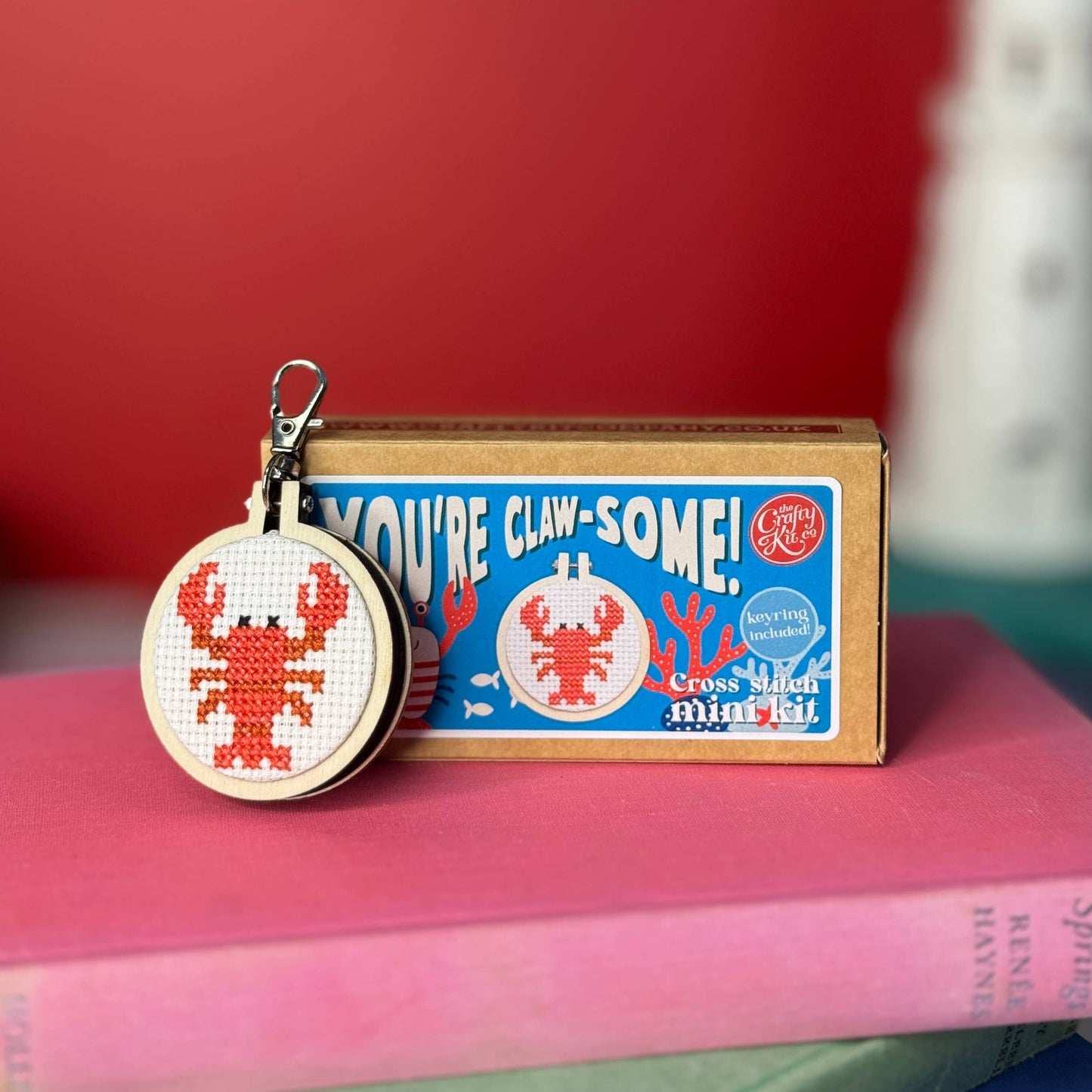You're Claw-some! Mini Matchbox Cross Stitch Kit