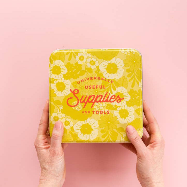 Embroidery Starter Kit Sewing Tin