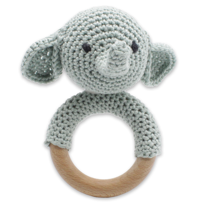 Virk-kit elefant med skallra - Rattle Elephant