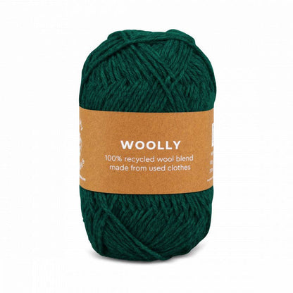 WOOLLY -  100% recycled. Återvunnet från kasserade kläder