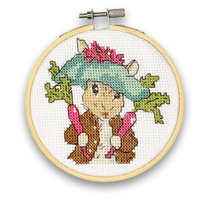 Beatrix Potter - Benjamin Bunny Mini Cross Stitch Kit
