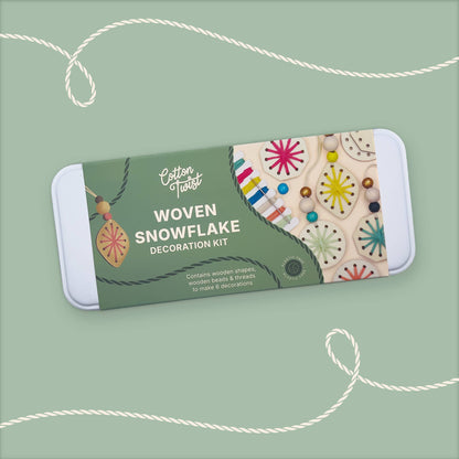 Woven Snowflake Christmas Decoration Kit