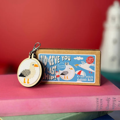 I'd Give You My Last Chip! Mini Matchbox Cross Stitch Kit