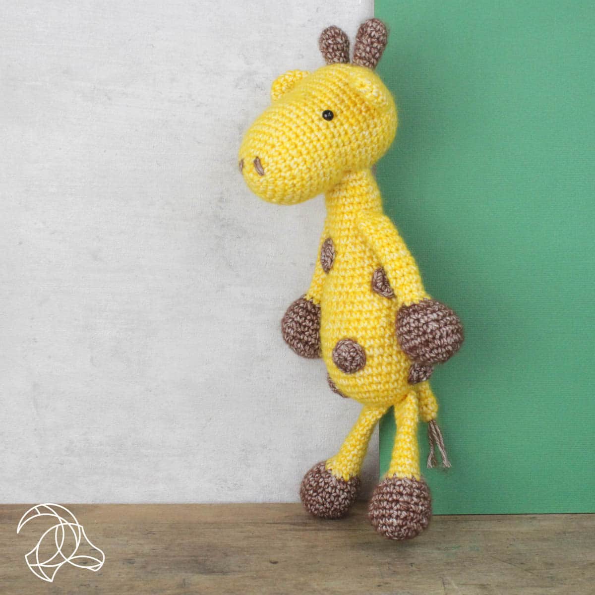 Virk-kit Giraffen George - DIY Crochet Kit George Giraffe