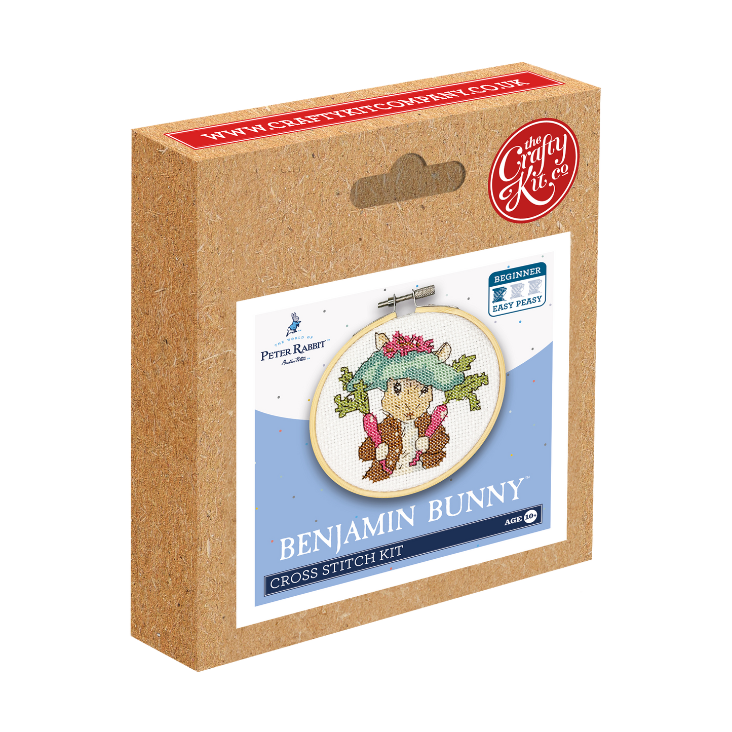 Beatrix Potter - Benjamin Bunny Mini Cross Stitch Kit