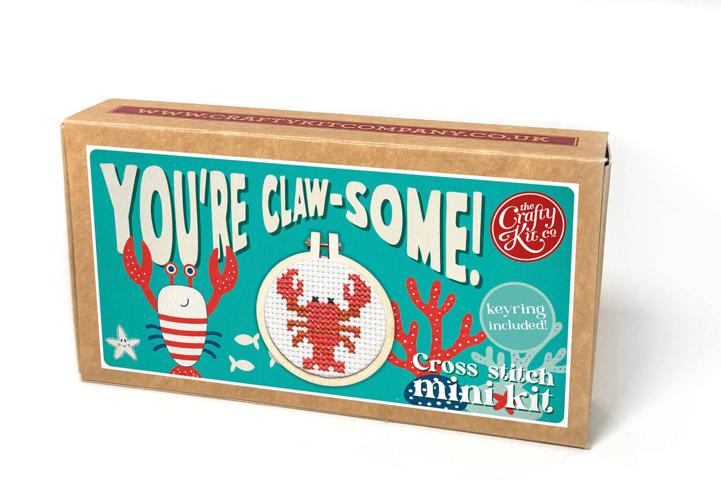 You're Claw-some! Mini Matchbox Cross Stitch Kit