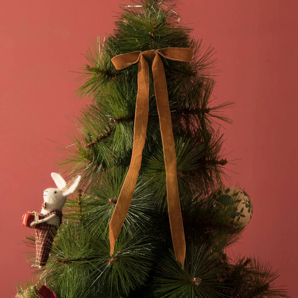 Mr. Bunny In Checkered Pants Felt Ornament