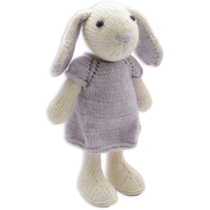 Stick-kit Kaninen Chloe - DIY Knitting Kit Chloe Rabbit