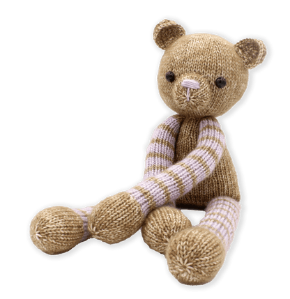 Stick-kit Björnen Tess - DIY Knitting Kit Tess Bear