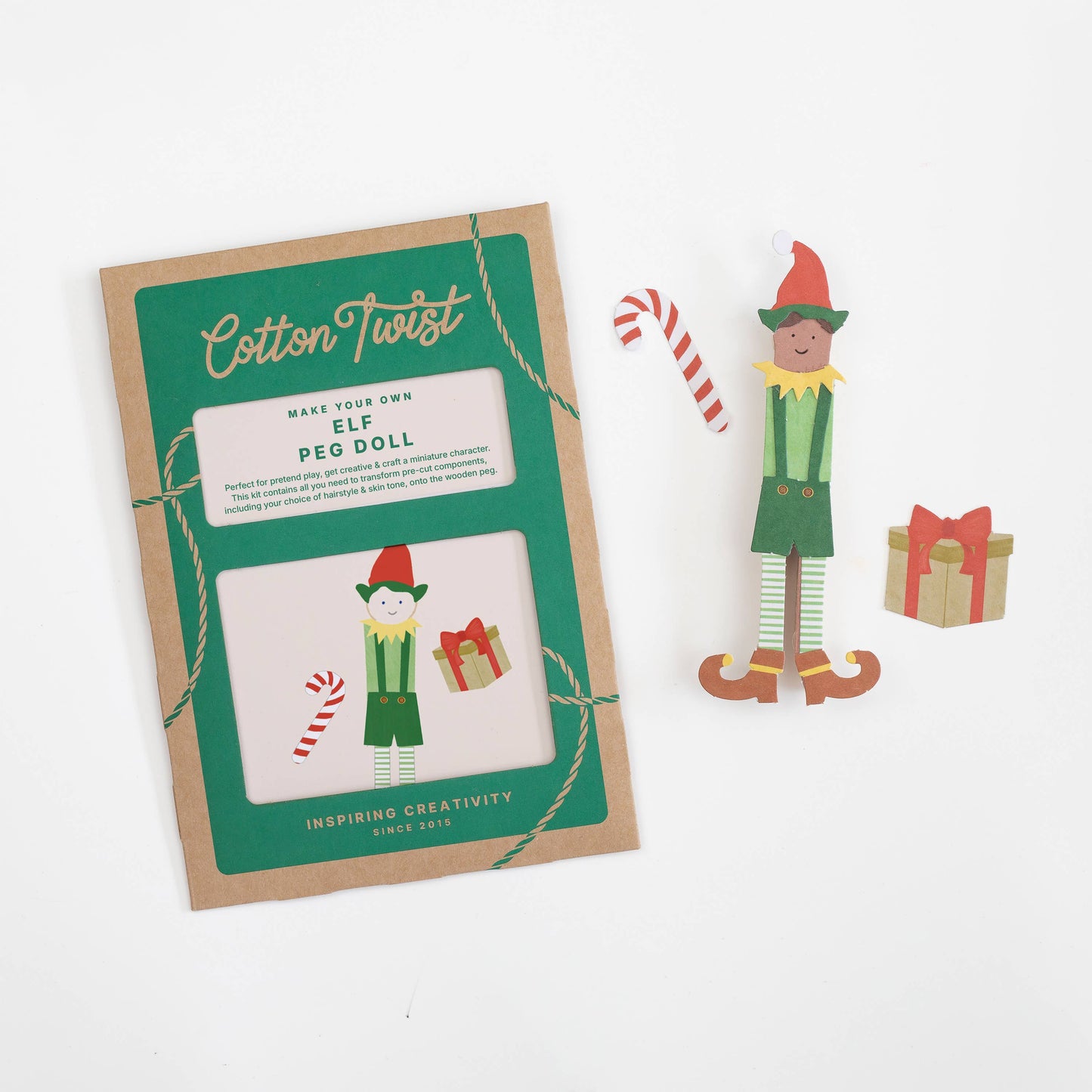 Make Your Own Elf Peg Doll