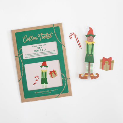 Make Your Own Elf Peg Doll