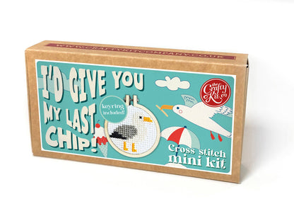 I'd Give You My Last Chip! Mini Matchbox Cross Stitch Kit