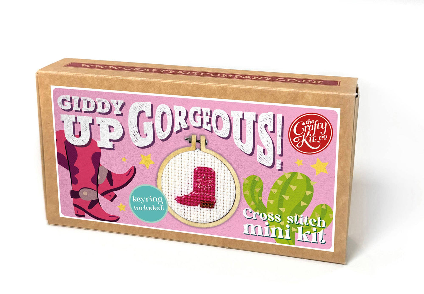 'Giddy Up Gorgeous!' Mini Matchbox Cross Stitch Kit