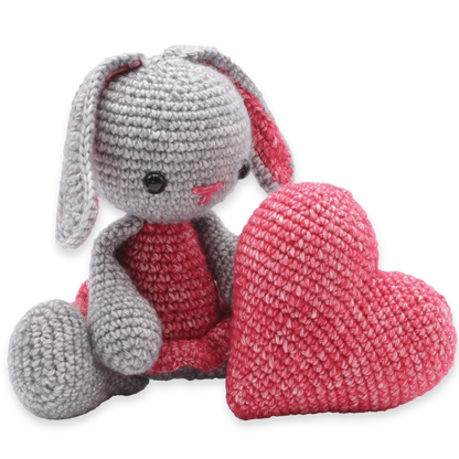 Virk-kit Kaninen Pippa - DIY Crochet Kit Pippa Bunny