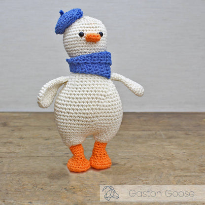 Virk-kit Gåsen Gaston - DIY Crochet Kit Gaston Goose