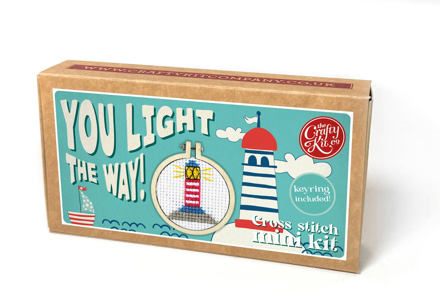 You Light The Way! Mini Matchbox Cross Stitch Kit