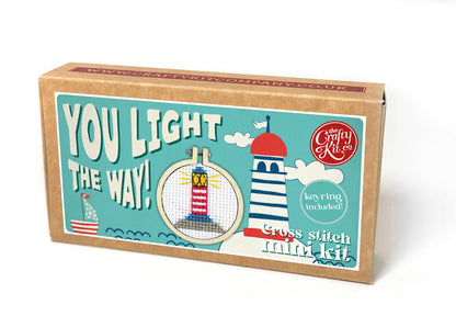You Light The Way! Mini Matchbox Cross Stitch Kit