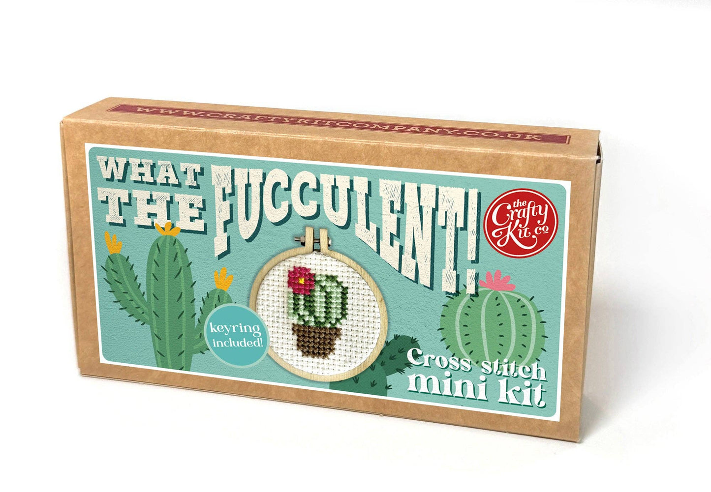 What the Fucculent! Mini Matchbox Cross Stitch Kit