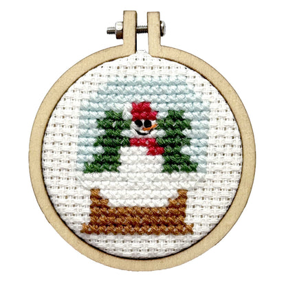 Snowglobe Mini Matchbox Christmas Cross Stitch Kit