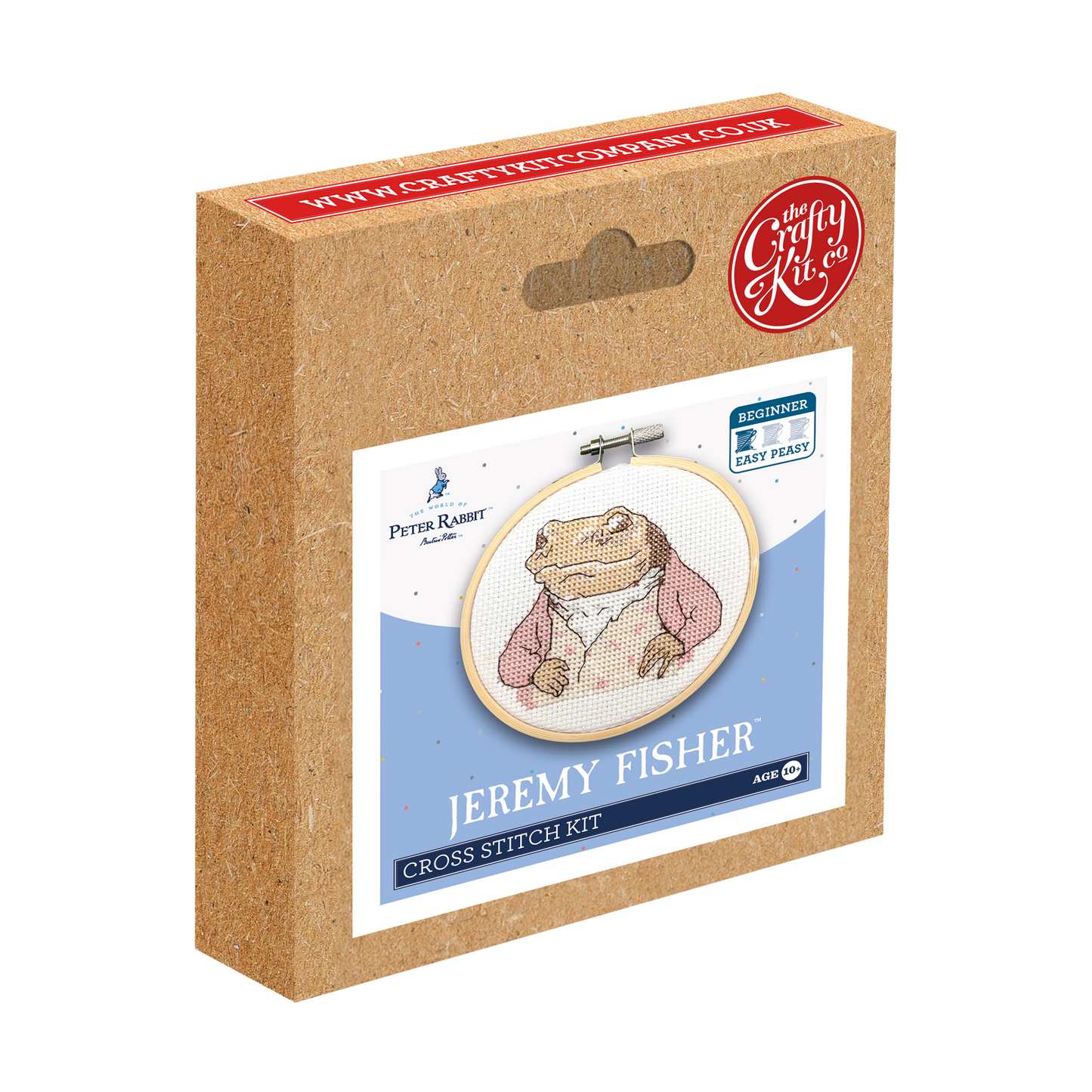 Beatrix Potter - Jeremy Fisher Mini Cross Stitch Kit