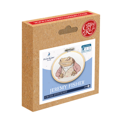 Beatrix Potter - Jeremy Fisher Mini Cross Stitch Kit