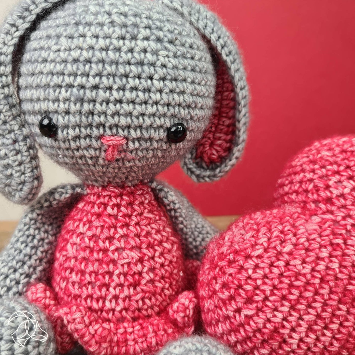 Virk-kit Kaninen Pippa - DIY Crochet Kit Pippa Bunny