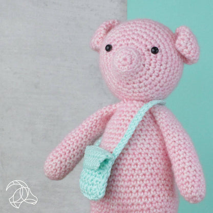 Virk-kit grisen Betty - DIY Crochet kit Betty Pig