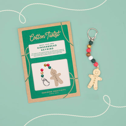Make Your Own Gingerbread Character Keyring
