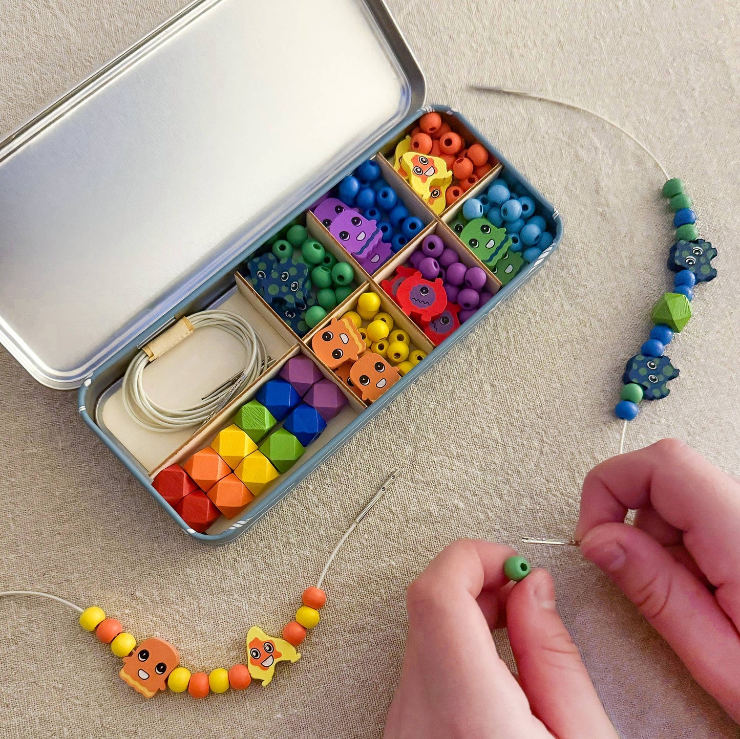 Mini Monsters Armbånd Perlesæt