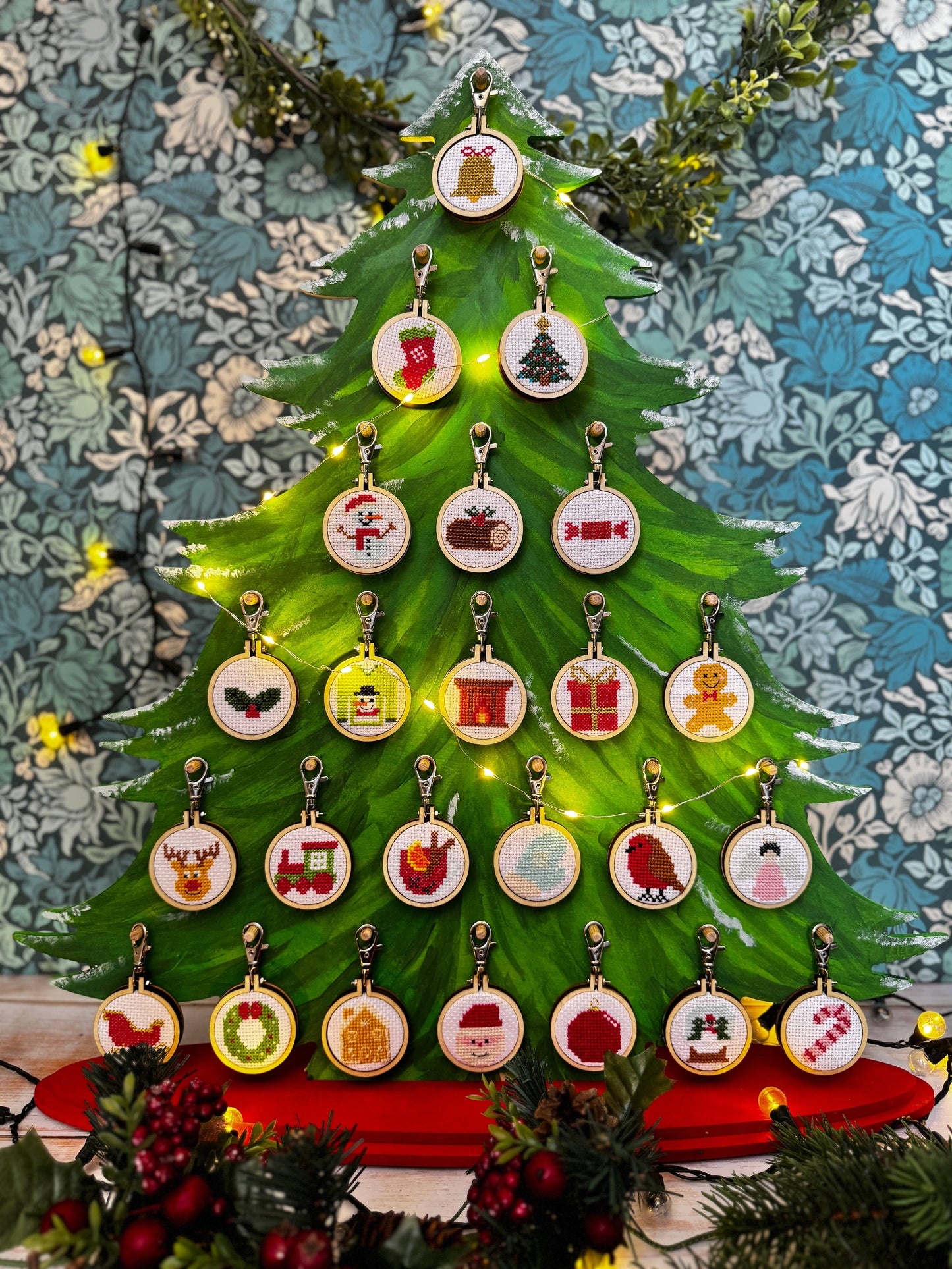 Snowglobe Mini Matchbox Christmas Cross Stitch Kit