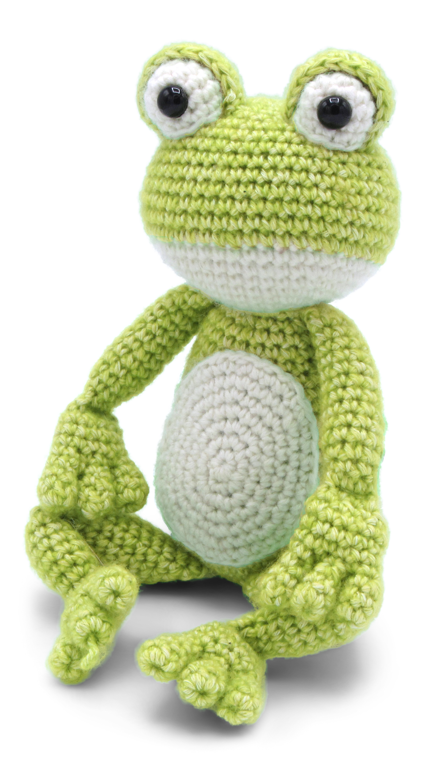 Virk-kit Grodan Vinny - DIY Crochet Kit Vinny Frog