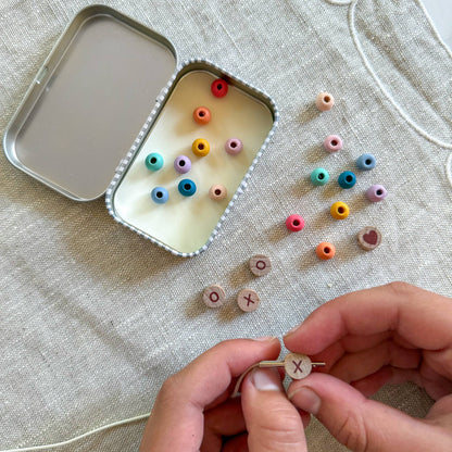 Beaded XOXO Friendship Bracelet Gift Kit