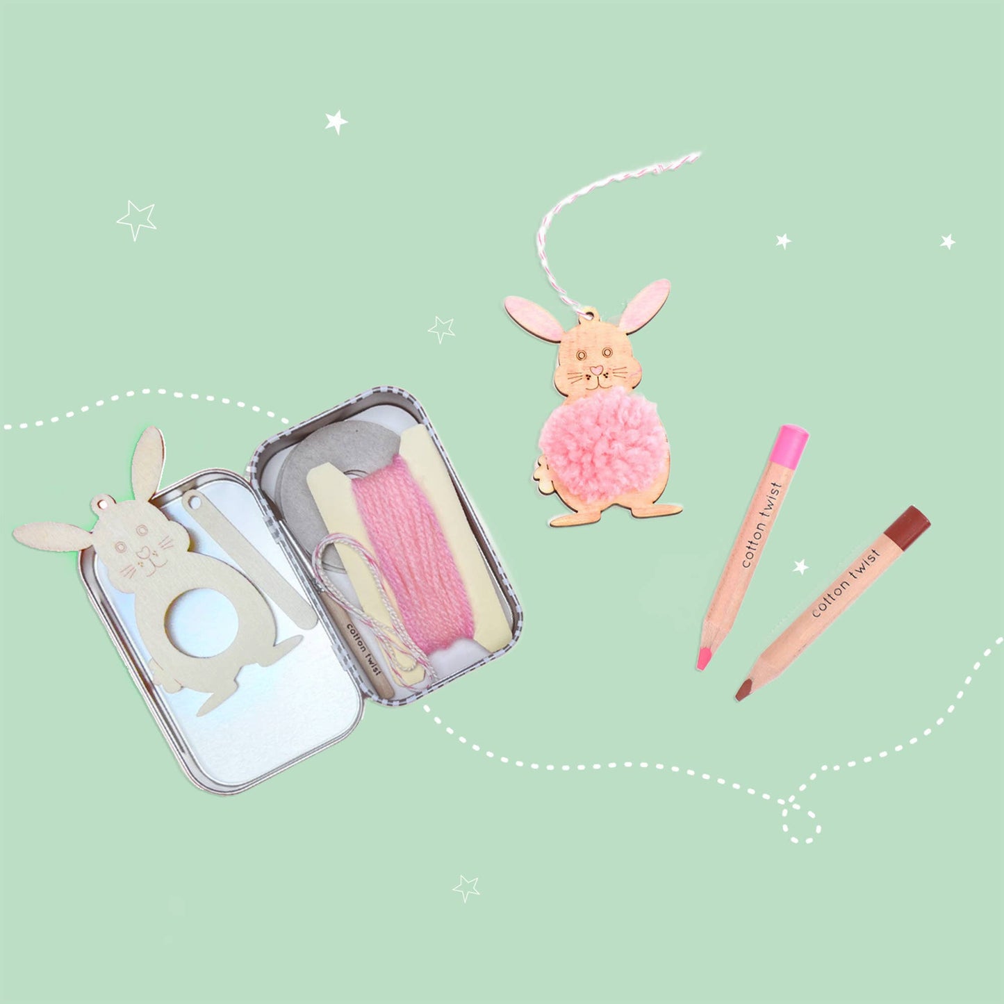 Pom Pom Bunny Gift Kit