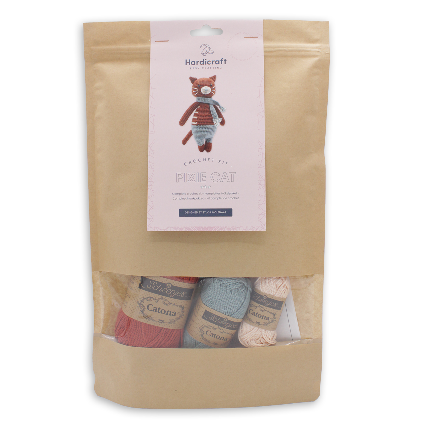 Virk-kit Katten Pixie - DIY Crochet Kit Pixie Cat