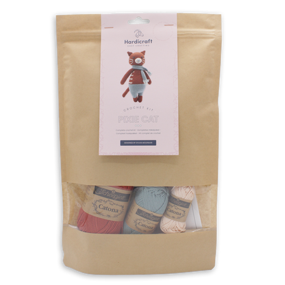 Virk-kit Katten Pixie - DIY Crochet Kit Pixie Cat