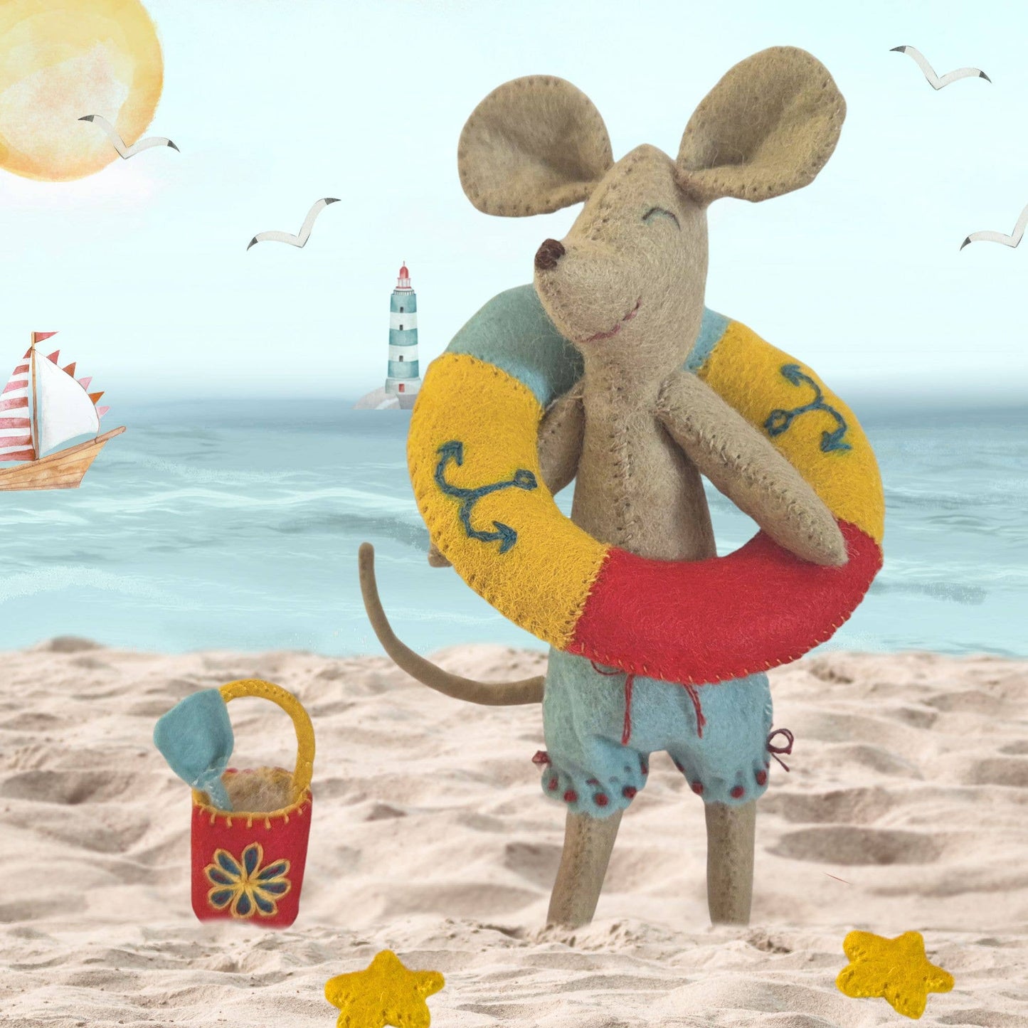 Little Mouse at the Seaside