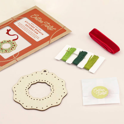 Make Your Own Stitched Wreath Decoration