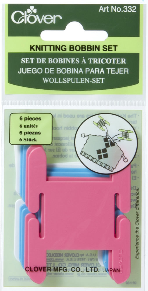 Knitting bobbin set
