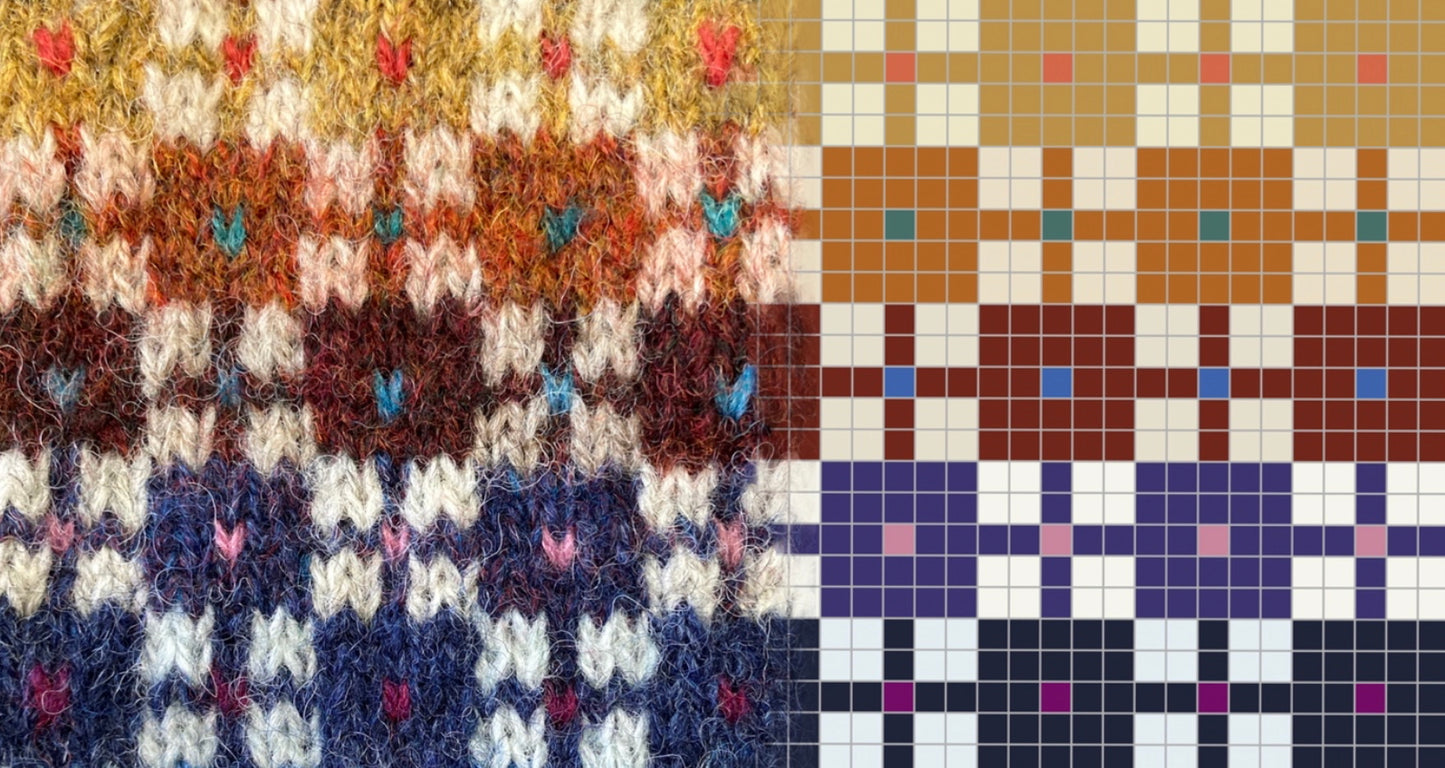 Kurshelg i mönsterstickning med Johanna Wallin 30-31 maj i Lund