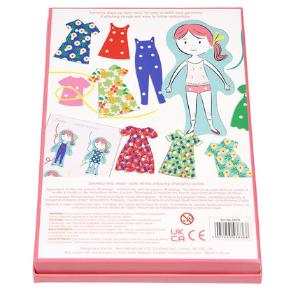 Learn to stitch dress-up dolly kit